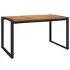 Vidaxl Vrtna miza z nogami U oblike 140x80x75 cm trden akacijev les