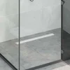 2 u 1 odvod za tuš Srebrno 70 cm Nehrđajući čelik 304