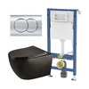 Geberit Latina Black hrom sjaj tipka