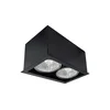 Brosline 1080 - spot svetiljka CAGE 2xGU10/10W/230V crna