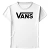 VANS Majica Flying V črna / bela