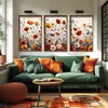 Wallity Dekorativna slika GE258-L, 35x47x3,5cm, 3 dela