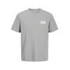 JACK & JONES Majica siva/bela