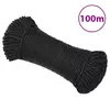 Radno uže crno 3 mm 100 m od polipropilena