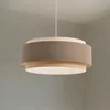 Maco Design Boho Elegantno viseče svetilo, rjava/bež/kremasta, O 60 cm, tekstil - Dnevna soba/jedilnica - rjava, bež, smetana - Tkanine/tekstil