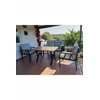 HANAH HOME Baštenska garnitura Nergiz 2+1+1 Grey