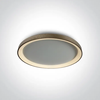 LED PLAFONJERA 48W 230V IP20 BRUŠENO ZLATO
