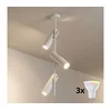 Brilagi - LED RGBW prigušiva stropna svetiljka na stalku BRANCH 3xGU10/6,5W/230V bela