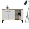 Hanah Home HANAH HOME Sahra - Sapphire Oak, White konzolna miza, (20868389)