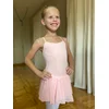 GALA UNIQ Baletski triko na bretele sa suknicom za devojčice 322P, Roze