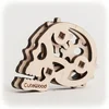 CuteWood Lesena 3D sestavljanka lobanja