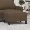 vidaXL Stolček za noge rjavo 70x55x41 cm blago