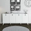 Hanah Home Komoda Elite 180x80x45cm Bela