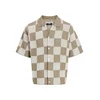 JACK & JONES Pletena jopa JCOATHLETICO kamela/temno bež
