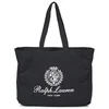 Polo Ralph Lauren LOGO TOTE-TOTE-LARGE Črna