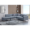 ATELIER DEL SOFA Ugaona garnitura West Left Grey
