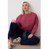 Trendyol Milla ženski duks Twoaw24Sw00102, Dried Rose-Pink