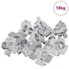 Vidaxl Večkraka T-matica 7200 szt. srebrna M6 mm Jeklo