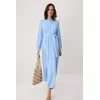 Trendyol Modest Ženska haljina Tctss25Eb00116, Svetloplava