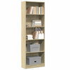 Regal za knjige boja hrasta 60x24x176 cm od konstruiranog drva