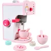 Drvena igračka Espreso aparat pink BBO BL-20115