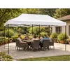 Progarden 3x6x3 gazebo tenda 005 bela