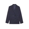 Anna Field Blazer temno modra/bela