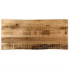 Stolna ploča sa živi rub 100x40x3,8 cm masivno grubo drvo manga
