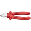 Knipex Klešče ščipalke Knipex, v skladu z VDE, izvedba s faseto, največja velikost prereza za mehko/srednje trdo/trdo žico: 4,0/3