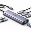 UGREEN Revodok CM512 (15598) 6-u-1 USB-C Hub sa Gigabit Ethernetom
