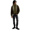 REPLAY Zeleni sweatshirt s raglan rukavima i acid wash efektom