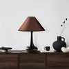 Opviq Stona lampa Luna-15252, 50x50x63 cm, IP20, Braon-crna
