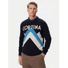 Robe di Kappa Pulover Clusaz 63137QW Mornarsko modra Regular Fit