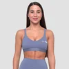 GymBeam Sportski grudnjak Essence String Denim Blue