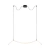 Markslöjd 108873 - LED prigušiva luster na sajli MELT LED/13W/230V crna
