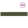 Vidaxl vidaXL Obrobe za trato 50 kosov olivno zelene 15x103 cm