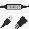 LED traka 2 pcs Crna i višenamjenska 1745 mm Bakar i plastika