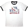 The Stone Roses 2013 Tour Ringer (Back Print Ringer) White M Majica