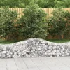Lučne gabionske košare 6 kom 200x50x40/60 cm pocinčano željezo