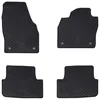 Auto tepih 4 pcs Crna Guma