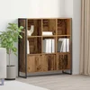 Ormarić za knjige 2 pcs Staro drvo 99,5 x 30 x 108 cm