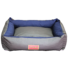 Pet Line Krevet za pse, 80x60cm, Sivo-teget