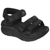 Skechers Ženske sandale DLux Walker Sandal-Sea-Scape, 119826-BBK, Crne
