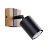 Sollux SL.1343 - Zidna spot svetiljka FAGER 1xGU10/10W/230V crna