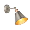 Endon 92866 - Zidna reflektorska svetiljka HAL 1xE27/10W/230V mat hrom/bakarna