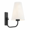 Argon 8376 - Zidna lampa SAFIANO 1xE27/15W/230V crna