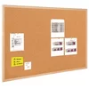 Plošča iz plute stenska 120x90cm Bi-Office natur leseni okvir