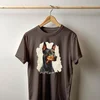 Camiseta Majica sa štampanim printom Cam 574, Muška, Smeđa