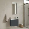 HANAH HOME Kupatilski ormarić sa umivaonikom i ogledalom (2 komada) Ferla 60 331