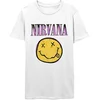 Nirvana Majica Xerox Smiley Pink Unisex White L
